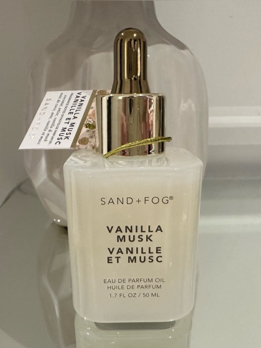 50ml Sand + Fog Vanilla Musk Eau de Parfum Oil Dropper bottle NWT Authentic